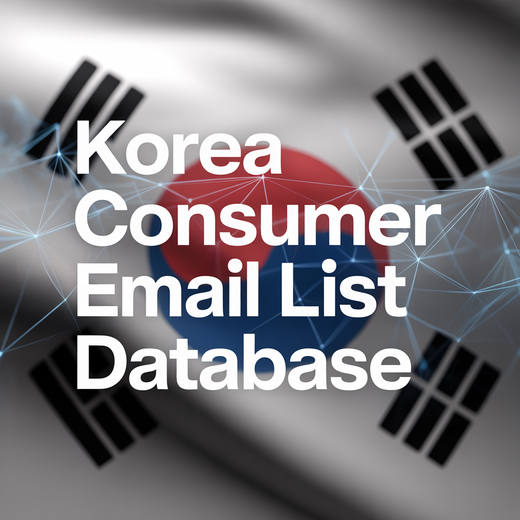 Korea Consumer Email List Database