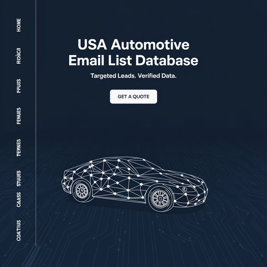USA Automotive Email List Database