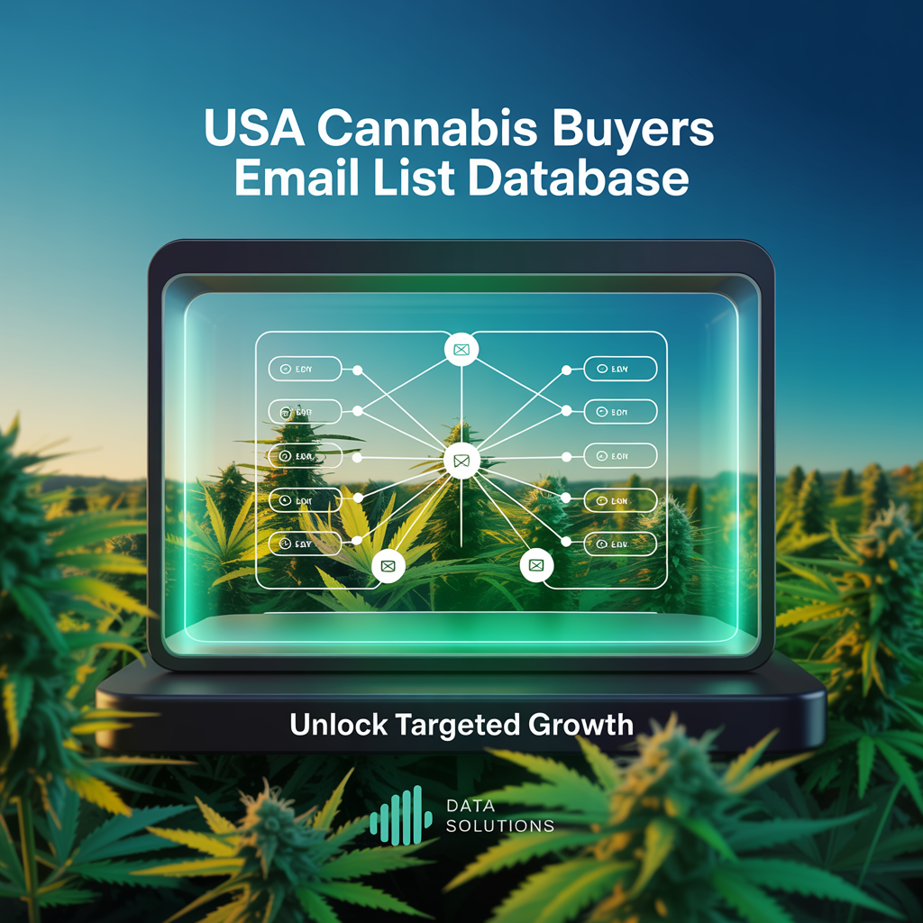 USA Cannabis Buyers Email List Database