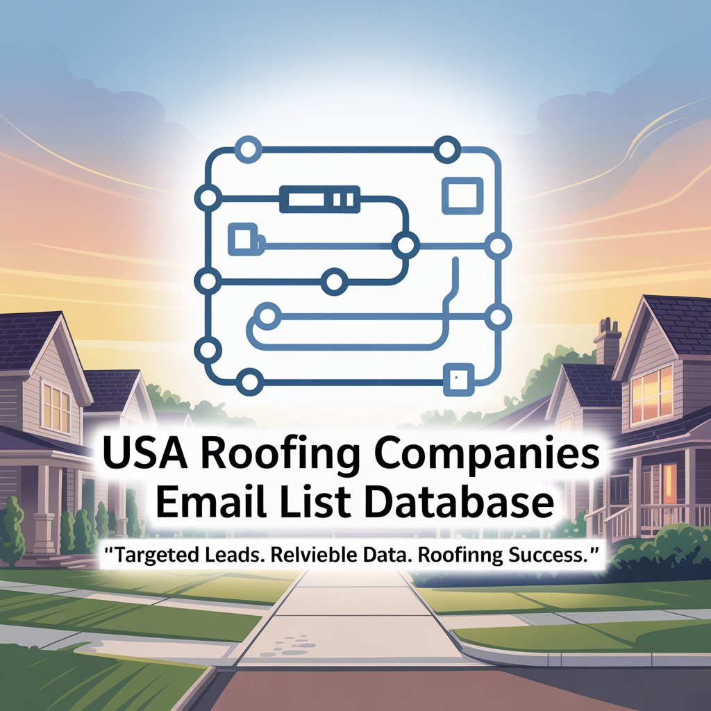 USA Roofing Companies Email List Database